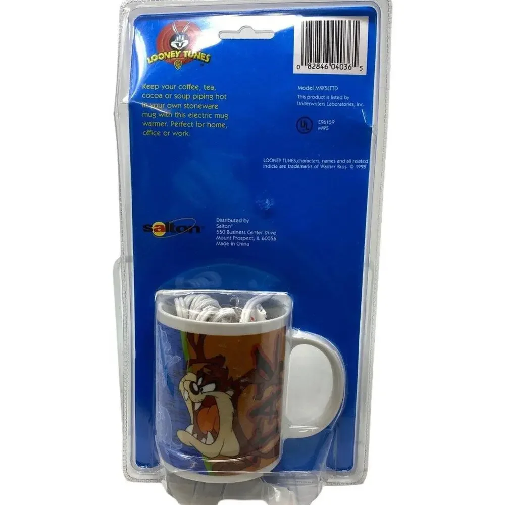 Vintage Dead-stock 1998 Looney‎ Tunes TAZ Hot Spot Set Mug